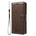 Sony Xperia X Compact Nxt Butterfly Brieftaschen-Hülle - Braun