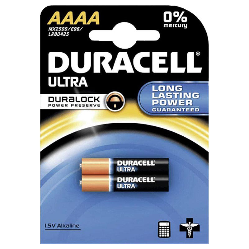 Duracell Ultra AAAA Akku 041660 1.5V 1x2