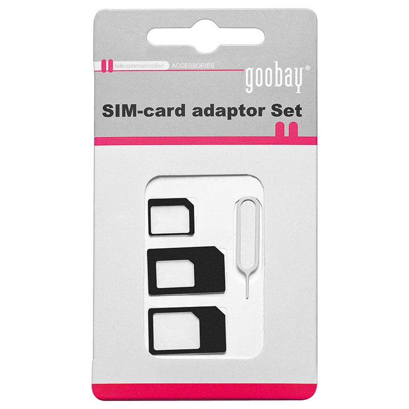 Goobay 3 in 1 SIM Karte Adapter Set Goobay 3 in 1 SIM Karte Adapter Set