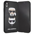 Karl Lagerfeld Karl & Choupette iPhone XR Hülle - Schwarz