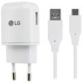 LG Schnellladegerät MCS-H05ER & USB-C Datenkabel - Weiß
