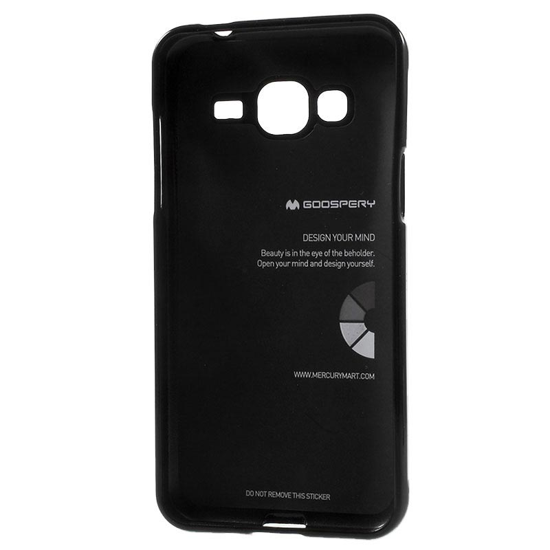 Samsung Galaxy J3 (2015) Mercury Goospery TPU Hülle - Schwarz