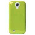 Puro Clear Crystal Schale - Samsung Galaxy S4 I9500, I9505, I9502 - Lime Grün