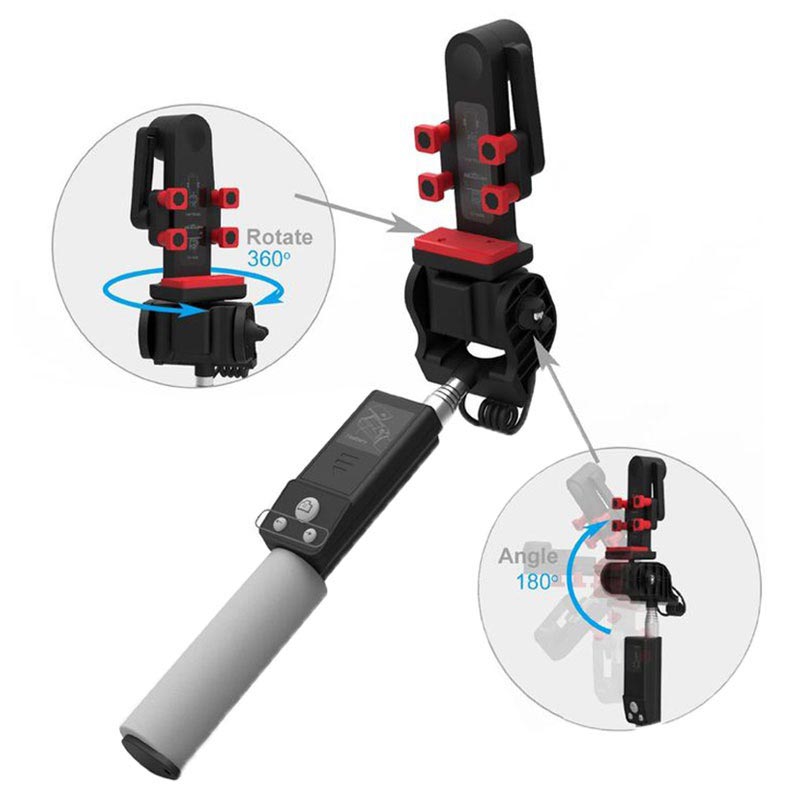 RC Auto Arbeitsständer Aus Aluminium - 360° Drehbar, Höhenverstellbar (136-203mm) Für 1/12, 1/10, 1/8 Modellautos & LKWs - Rot