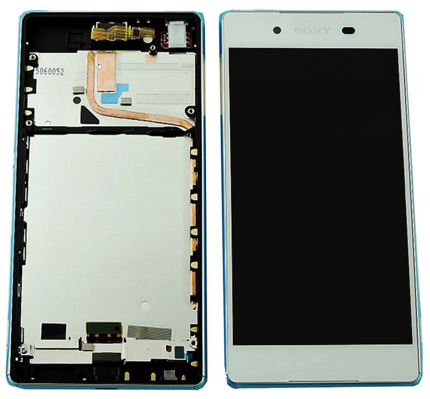 Sony Xperia Z3+ Oberschale & LCD Display - Weiß