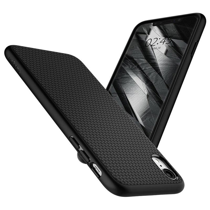 Spigen Liquid Air iPhone XR TPU Hülle - Schwarz