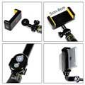 Universal Ausziehbarer Selfie-Stick & Bluetooth Kamera Fernauslöser H611 - Schwarz