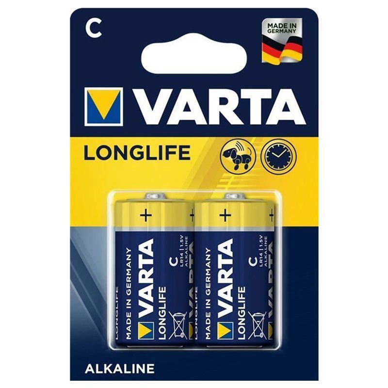 30 x VARTA LONGLIFE Batterie C LR14 Baby C 4114 Akali 1,5V MN1500 5 x 6 Stück 