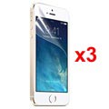 iPhone 5 / 5S / SE Xqisit Displayschutzfolie - 3 Stk.