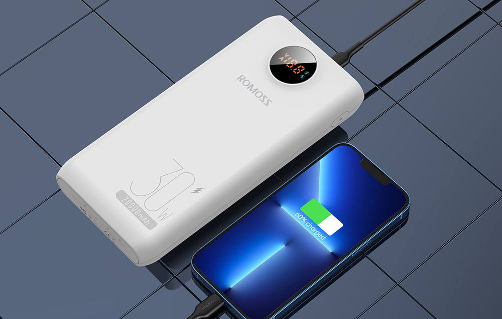 Romoss SW20S Pro Power Bank 20000mAh - 30W - Weiß