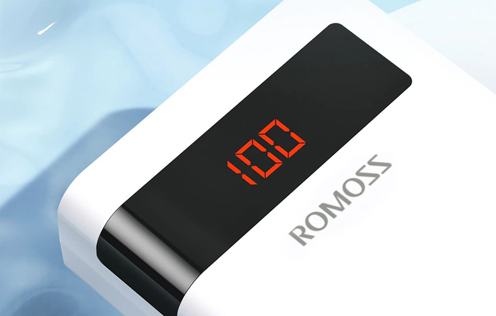 Romoss Sense 8PF Power Bank 30000mAh - 22.5W, PD, QC, FCP - Weiß