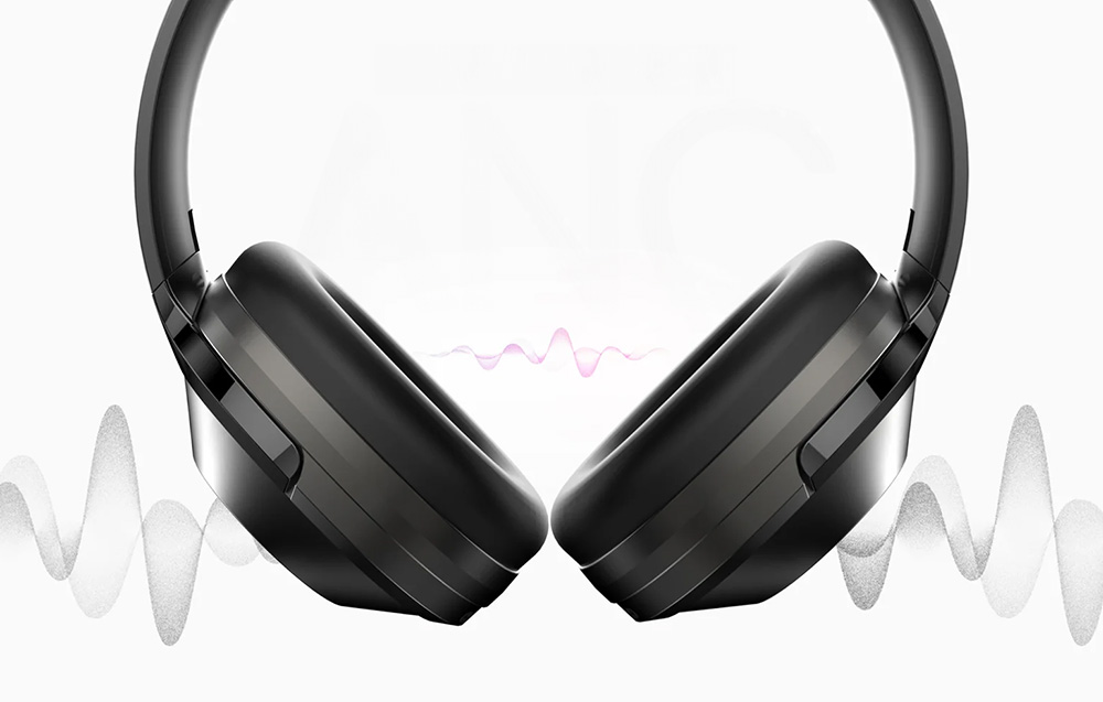 HiFuture FutureTour Pro Kabellose Kopfhörer - ANC, Bluetooth 5.2 - Schwarz