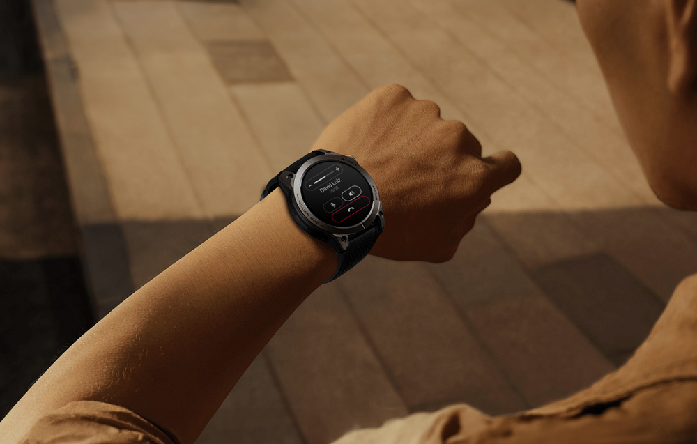 Zeblaze Stratos 3 Smartwatch mit GPS, Ultra HD AMOLED Display - Schwarz