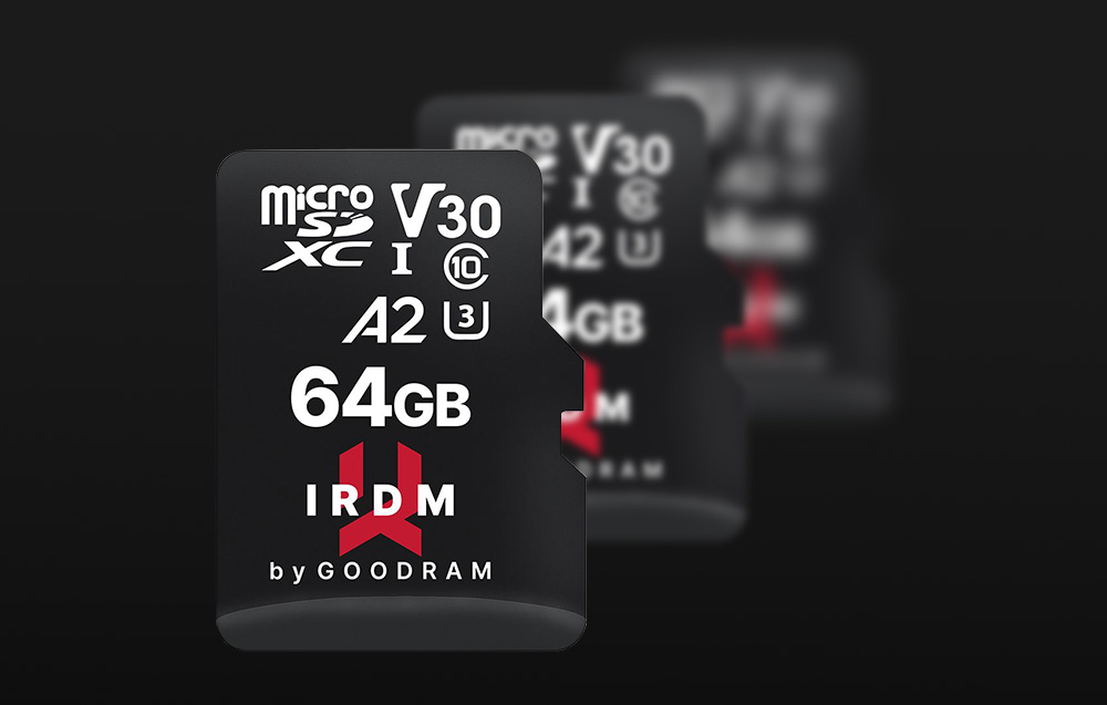 Goodram IRDM MicroSDXC Speicherkarte Klasse 10 UHS-I/U3 - 64GB