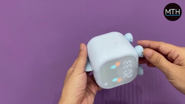 Kinderwecker Dinosaurier - Digitaler Nachttischwecker Mit USB